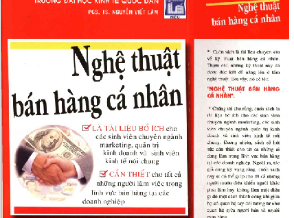 Tải sách Nghệ thuật Bán Hàng Cá Nhân - Nguyễn Viết Lâm