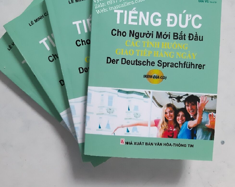 Sách học tiếng Đức: Tiếng Đức Cho Người Mới Bắt Đầu (Tình huống giao tiếp)